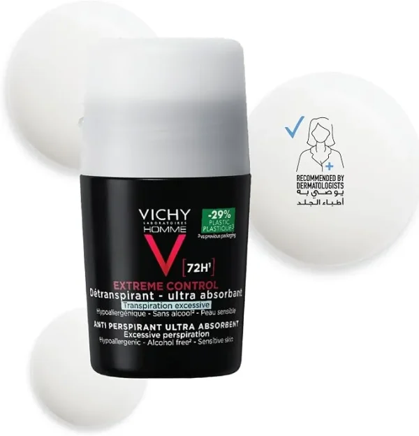 مام دئودورانت ضد تعریق آقایان ویشی Vichy Homme Anti-Perspirant 72H