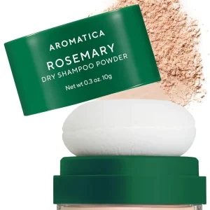شامپو خشک پودری رزماری آروماتیکا AROMATICA Rosemary Dry Shampoo Powder