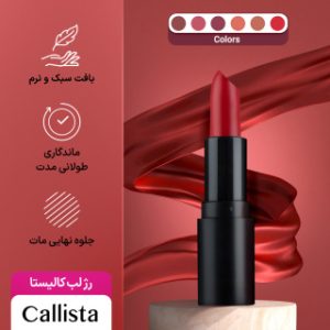 رژ لب کالیستا مدل Matt حجم 4 میلی لیتر