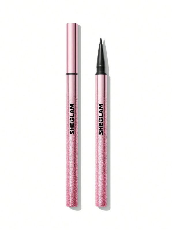خط چشم مایع ضد آب مشکی شیگلم Rosé Line & Define Waterproof Liquid Eyeliner-Black