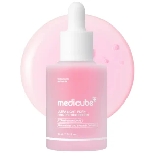 سرم صورتی PDRN پپتاید اولترا لایت مدی کیوب Ultra Light PDRN Pink Peptide Serum
