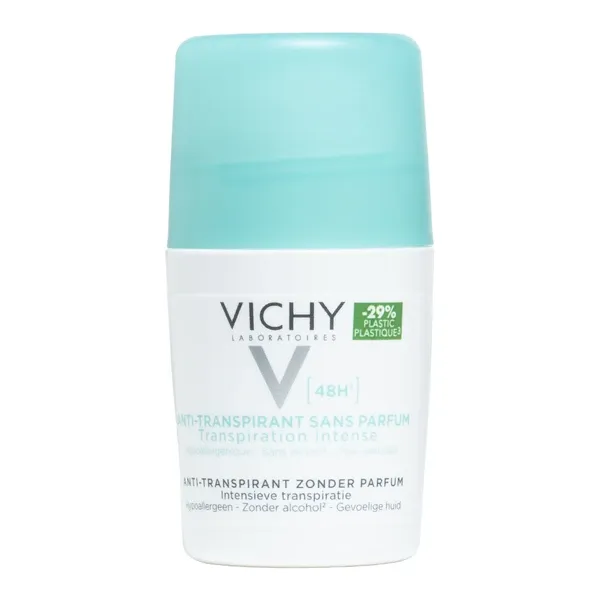 مام دئودورانت ضد تعریق درمانی بدون بو ویشی Vichy Anti-Transpirant Sans Parfum Traitement 48H