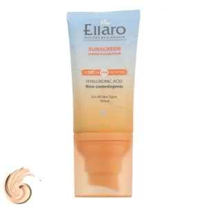 سرم ضد آفتاب کرم پودری 50 SPF الارو