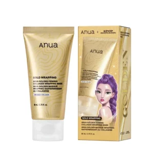 ماسک کلاژن طلایی آنوا Golden Firming Collagen Wrapping Mask Kpop Demon Hunters Collaboration