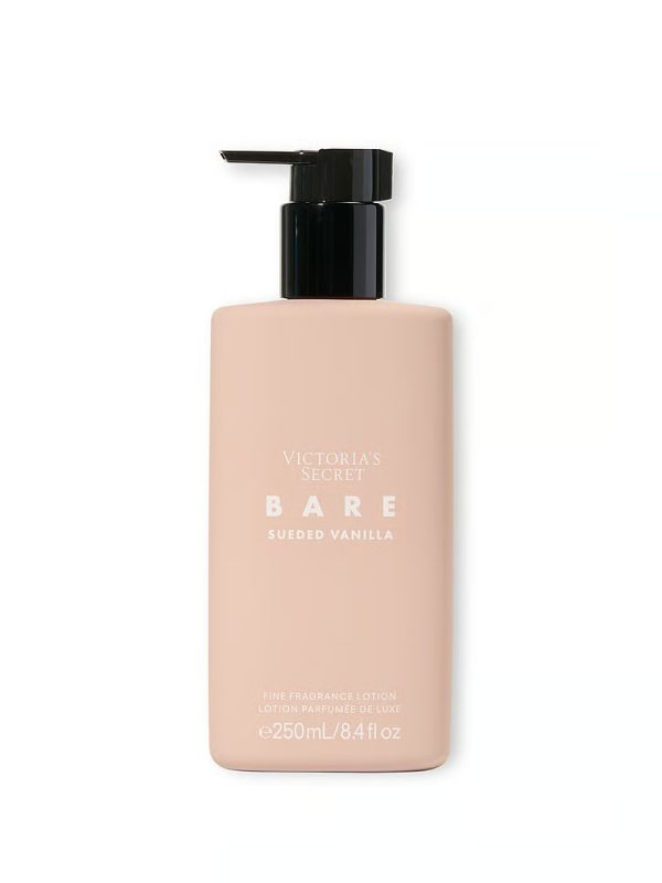لوسیون بدن ویکتوریا سیکرت مدل بَیر سوید وانیلا (Bare Sueded Vanilla) حجم 250 میل