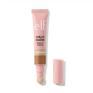 مراقبت پوست و مو 51 هایلایتر مایع سراسفنجی الف elf مدل Halo Glow Highlight Beauty Wand رنگ Liquid Gold