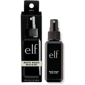مراقبت پوست و مو 53 اسپری فیکس مات کننده آرایش الف elf مدل Matte Magic Mist & Set