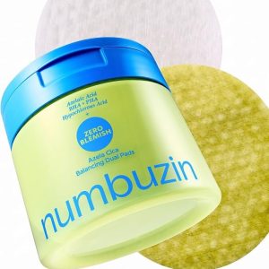 مراقبت پوست و مو 53 پد دوطرفه کنترل چربی و ضد لک نامبوزین شماره 1 (Zero Blemish Azela Cica Balancing Dual Pads)