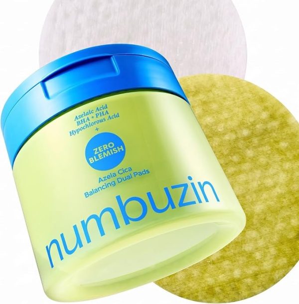 پد دوطرفه کنترل چربی و ضد لک نامبوزین شماره 1 (Zero Blemish Azela Cica Balancing Dual Pads)