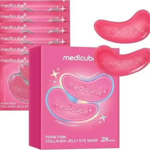 پچ زیر چشم PDRN و کلاژن مدی کیوب Medicube Jelly Eye Mask PDRN Colageno Rosa