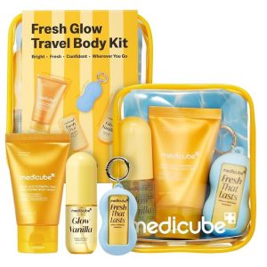 مراقبت پوست و مو 49 کیت مسافرتی مراقبت از پوست و مو مدی کیوب Fresh Glow Body Kit