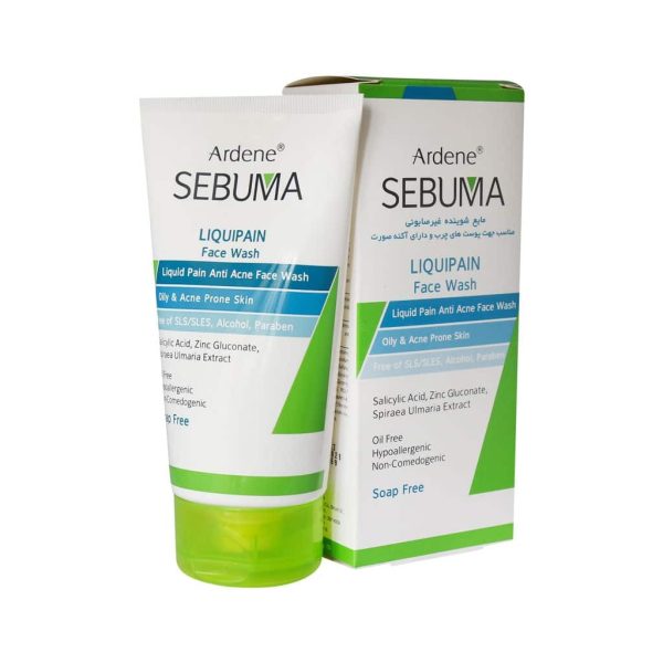 مایع شوینده غیر صابونی صورت سبوما آردن مناسب پوست چرب 150 گرم