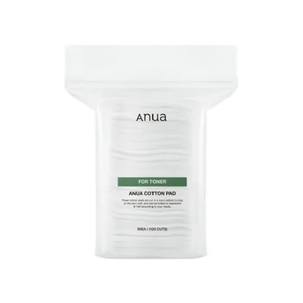 پد تونر پنبه ای آنوا Anua Cotton Pad For Toner [ 60 تایی ]
