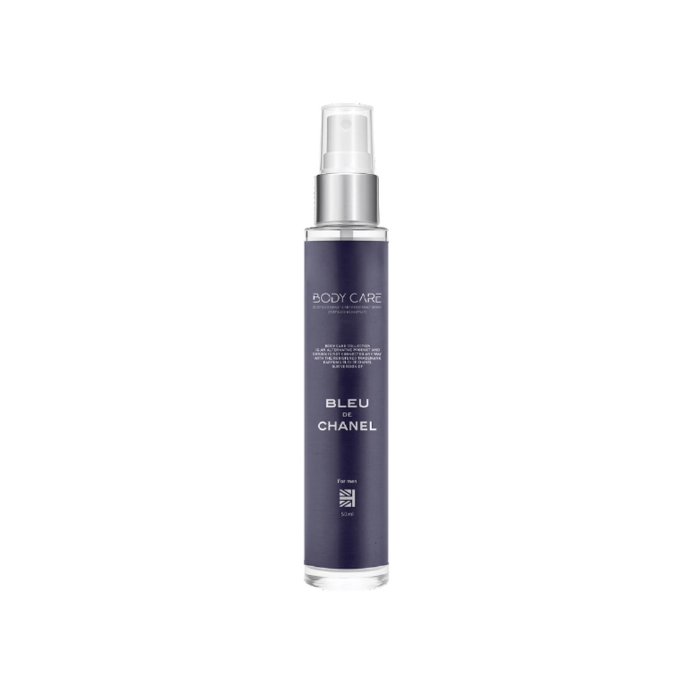 مام اسپری عطری مردانه بادی کر مدل BLUE DE CHANEL رایحه بلو دی شنل حجم 50 میل