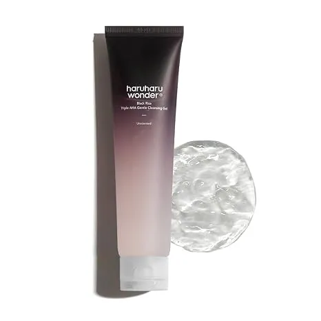 ژل شستشوی لایه بردار برنج سیاه هارو هارو واندر Black Rice Triple AHA Gentle Cleansing Gel [100میل]