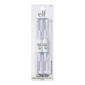 مراقبت پوست و مو 54 ژل ابرو و ریمل بیرنگ دوطرفه الف مدل Clear Brow & Lash Mascara – پک 2 عددی e.l.f.
