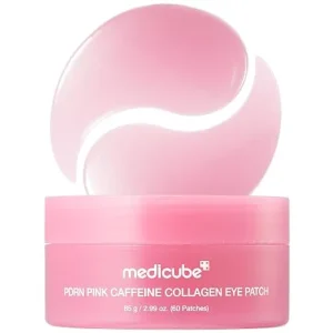 پچ دور چشم هیدروژلی PDRN کافئین و کلاژن مدی‌ کیوب 60 عددی [PDRN Pink Caffeine Collagen Eye Patch]