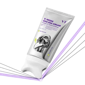 مراقبت پوست و مو 44 کرم گواشا لیفتینگ و جوانساز صورت و گردن وی تی حاوی کافئین و رتینال VT V-Mode Gua Sha Cream 120ml