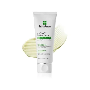 مراقبت پوست و مو 49 کرم ضد جوش و کنترل چربی دکتر ملاکسین مدل اس زینک S-Zinc Blemish Cream حجم 100 گرم
