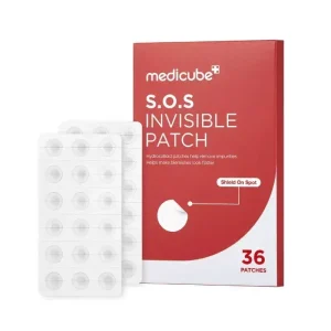 پچ ضد جوش نامرئی هیدروکلوئیدی مدی کیوب S.O.S Invisible Patch 36 Patches