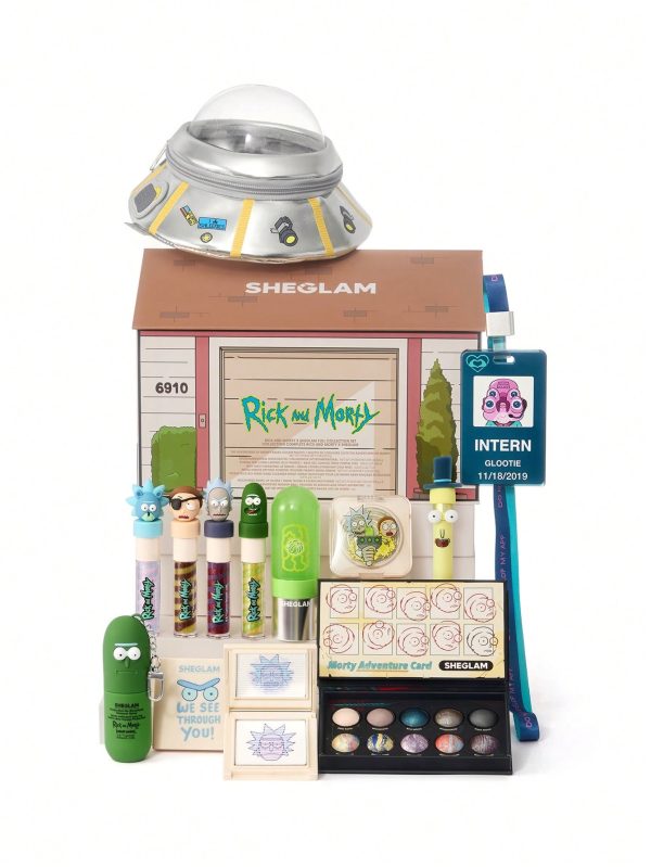 پک کامل آرایشی شیگلم مدل ریک و مورتی (RICK AND MORTY X SHEGLAM FULL COLLECTION SET)