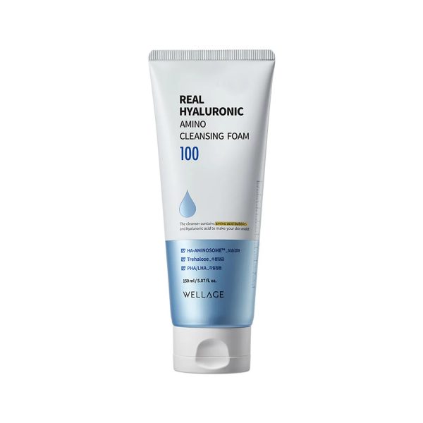 فوم شست و شوی صورت ول ایج مدل Real Hyaluronic Amino Cleansing Foam