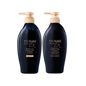 مراقبت پوست و مو 44 ست شامپو و نرمکننده شیسیدو تسوباکی مدل Premium EX Damage Care & Repair