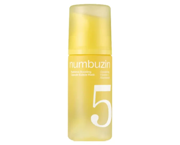 ماسک حبابی روشن کننده و ضد لک نامبوزین numbuzin No.5 Radiance Boosting Capsule Bubble Mask